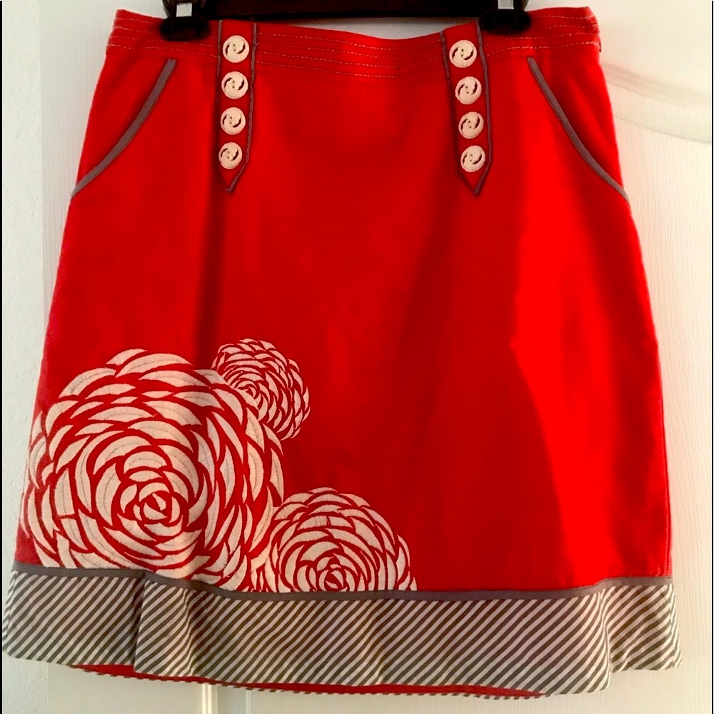 Anthropologie Floreat Skirt